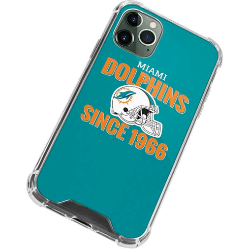 NFL Miami Dolphins Helmet iPhone 11 Pro Max Clear Case