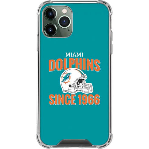 NFL Miami Dolphins Helmet iPhone 11 Pro Max Clear Case
