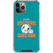 NFL Miami Dolphins Helmet iPhone 11 Pro Max Clear Case