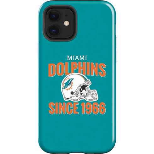 NFL Miami Dolphins Helmet iPhone 12 Impact Case