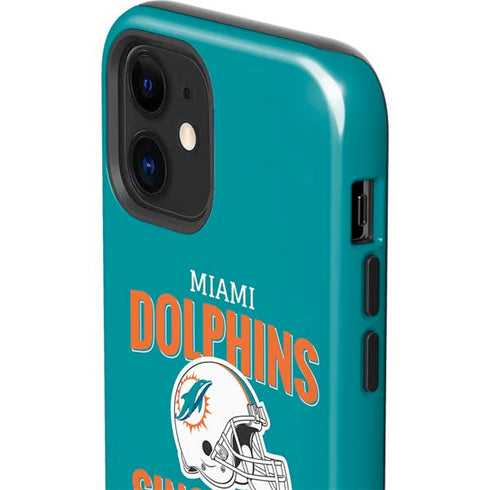 NFL Miami Dolphins Helmet iPhone 12 Impact Case