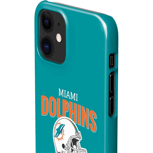 NFL Miami Dolphins Helmet iPhone 12 Mini Lite Case