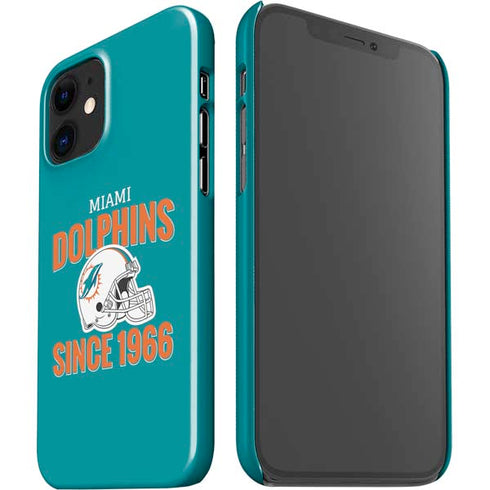 NFL Miami Dolphins Helmet iPhone 12 Mini Lite Case