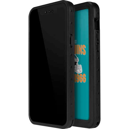 NFL Miami Dolphins Helmet iPhone 12 Pro Waterproof Case