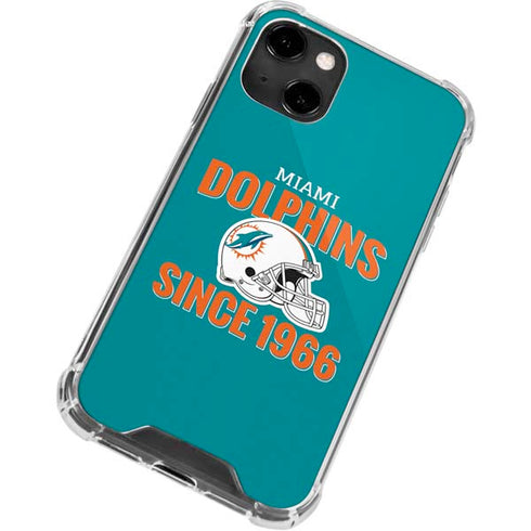 NFL Miami Dolphins Helmet iPhone 14 Clear Case