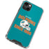 NFL Miami Dolphins Helmet iPhone 14 Plus Clear Case