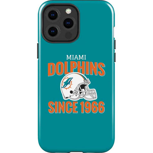NFL Miami Dolphins Helmet iPhone 15 Pro Max Impact Case