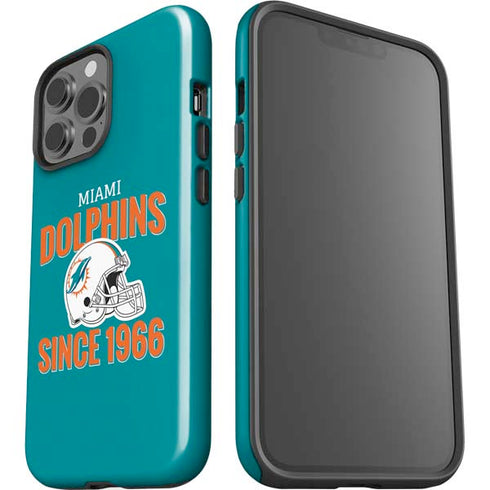 NFL Miami Dolphins Helmet iPhone 15 Pro Max Impact Case