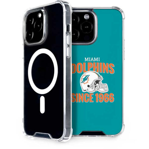 NFL Miami Dolphins Helmet iPhone 15 Pro Max MagSafe Case
