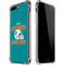 NFL Miami Dolphins Helmet iPhone 7/8 Plus Clear Case