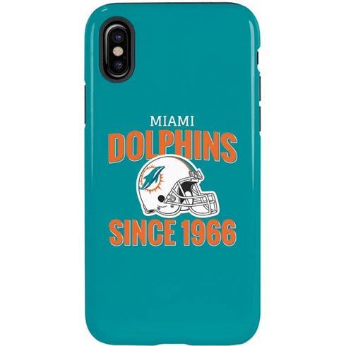 NFL Miami Dolphins Helmet iPhone X Pro Case