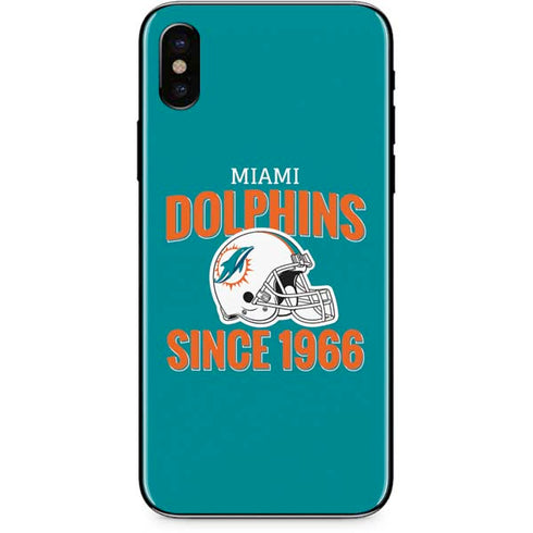 NFL Miami Dolphins Helmet iPhone X Skin