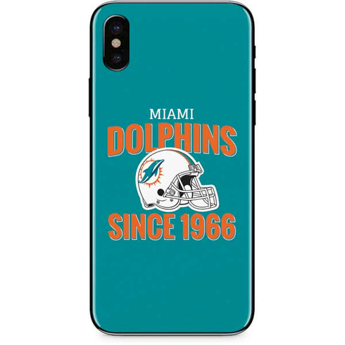 NFL Miami Dolphins Helmet iPhone XS Skin