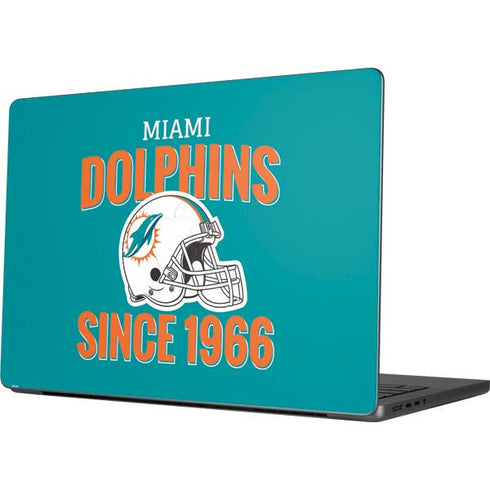 NFL Miami Dolphins Helmet MacBook Pro 14in (2021-24) Skin