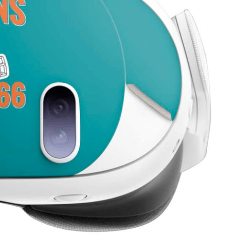 NFL Miami Dolphins Helmet Meta Quest 3 Skin
