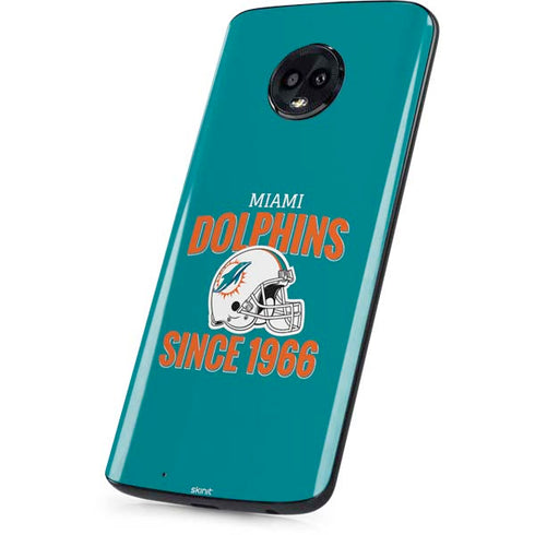 NFL Miami Dolphins Helmet Moto G6 Skin