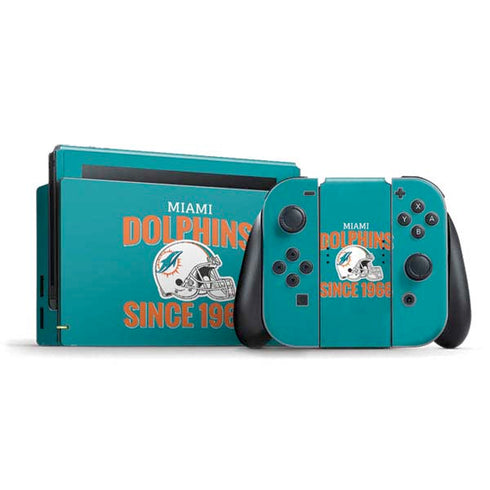 NFL Miami Dolphins Helmet Nintendo Switch Bundle Skin