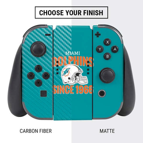 NFL Miami Dolphins Helmet Nintendo Switch Bundle Skin