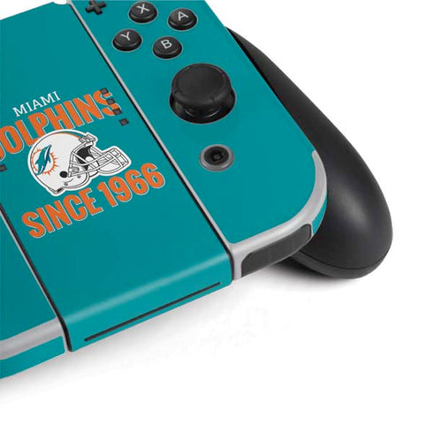 NFL Miami Dolphins Helmet Nintendo Switch OLED (2021) Skin