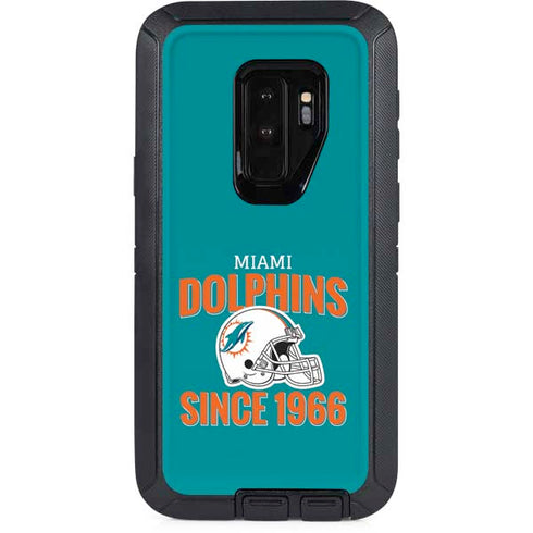 NFL Miami Dolphins Helmet Otterbox Defender Galaxy Skin