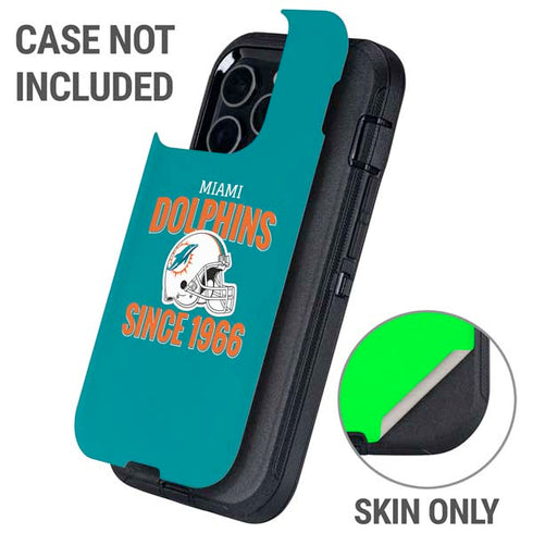 NFL Miami Dolphins Helmet Otterbox Defender iPhone Skin