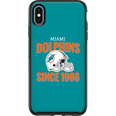 NFL Miami Dolphins Helmet Otterbox Symmetry iPhone Skin