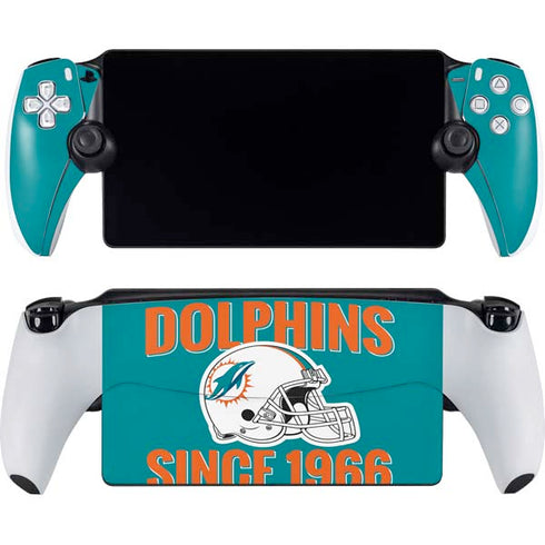 NFL Miami Dolphins Helmet PlayStation Portal Remote Player Skin