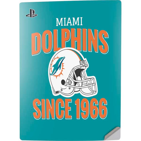 NFL Miami Dolphins Helmet PS5 Digital Edition Console Skin