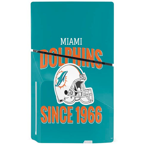 NFL Miami Dolphins Helmet PS5 Slim Disk Bundle Skin