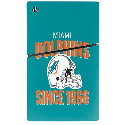 NFL Miami Dolphins Helmet PS5 Slim Disk Console Skin