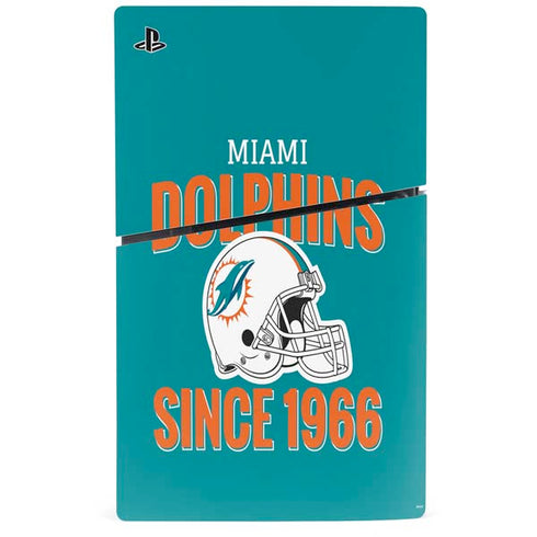 NFL Miami Dolphins Helmet PS5 Slim Digital Edition Bundle Skin