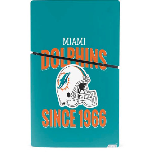 NFL Miami Dolphins Helmet PS5 Slim Digital Edition Bundle Skin