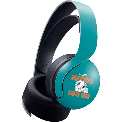 NFL Miami Dolphins Helmet PULSE 3D Wireless Headset for PS5 Skin