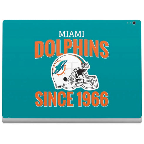NFL Miami Dolphins Helmet Surface Book 2 13.5in Skin
