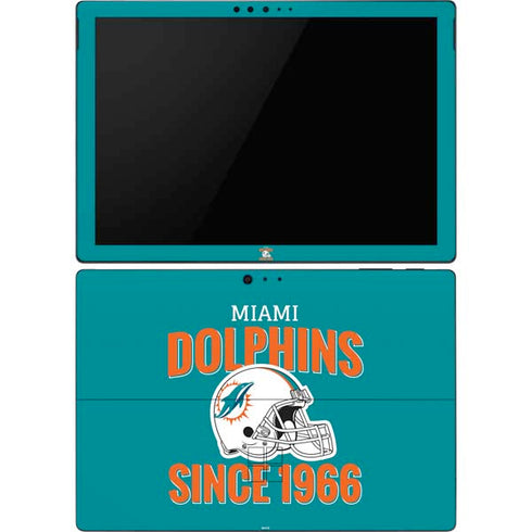 NFL Miami Dolphins Helmet Surface Pro 6 Skin