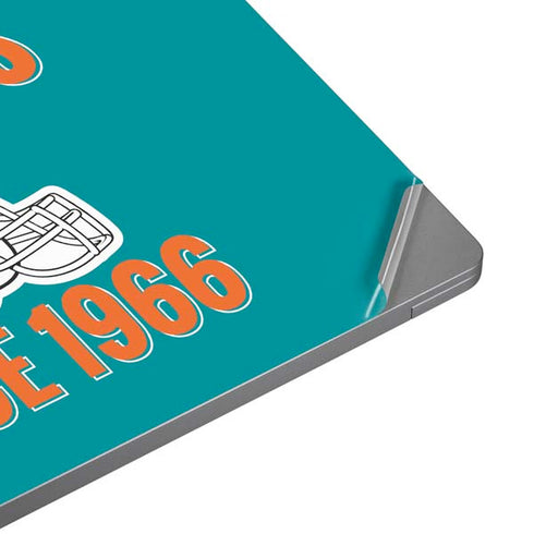 NFL Miami Dolphins Helmet Universal Laptop 11in (8.8 x 6.2in) Skin