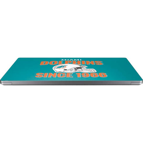 NFL Miami Dolphins Helmet Universal Laptop 13in (10.6 x 7.6in) Skin