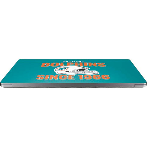 NFL Miami Dolphins Helmet Universal Laptop 14in (11.4 x 8.2in) Skin