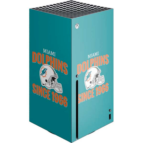 NFL Miami Dolphins Helmet Xbox Series X Console Skin
