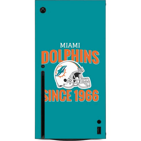NFL Miami Dolphins Helmet Xbox Series X Console Skin