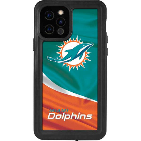 NFL Miami Dolphins iPhone 12 Pro Waterproof Case