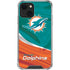 NFL Miami Dolphins iPhone 13 Mini Clear Case