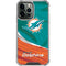 NFL Miami Dolphins iPhone 13 Pro Max Clear Case