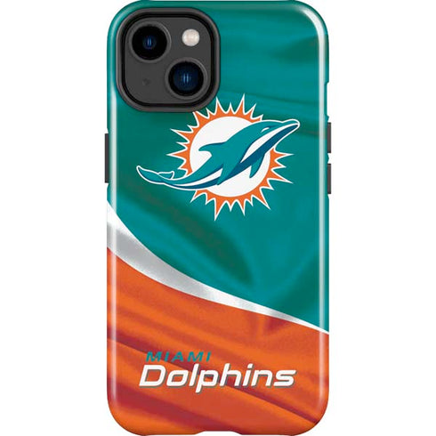 NFL Miami Dolphins iPhone 15 Plus Impact Case