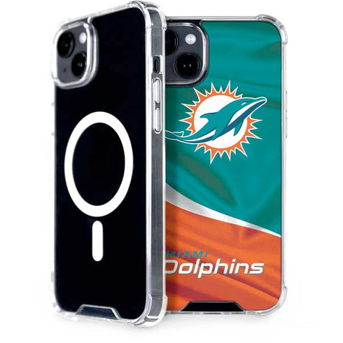 NFL Miami Dolphins iPhone 15 Plus MagSafe Case