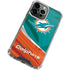 NFL Miami Dolphins iPhone 14 Pro Clear Case