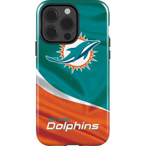 NFL Miami Dolphins iPhone 15 Pro Impact Case