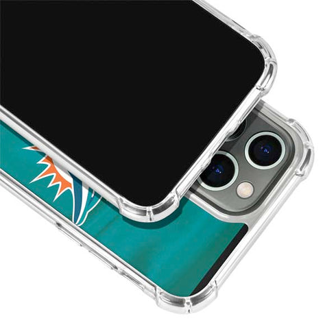 NFL Miami Dolphins iPhone 15 Pro Max Clear Case