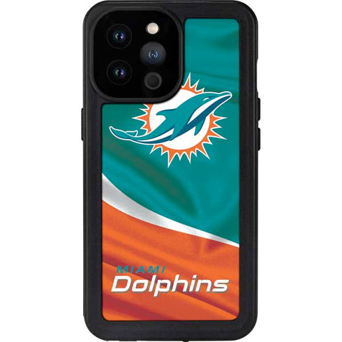 NFL Miami Dolphins iPhone 14 Pro Max Waterproof Case