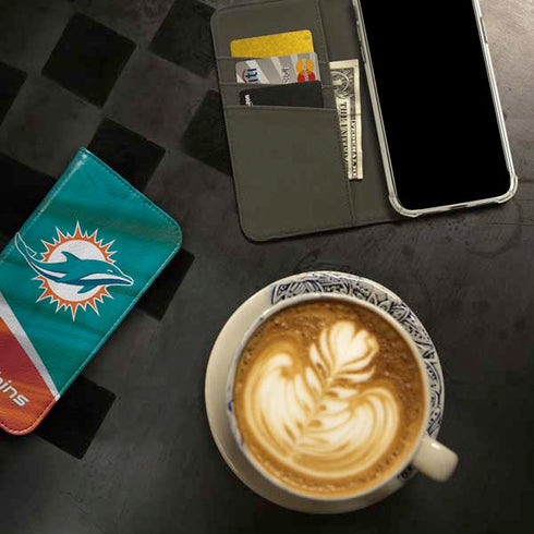 NFL Miami Dolphins iPhone 15 Pro Folio Case
